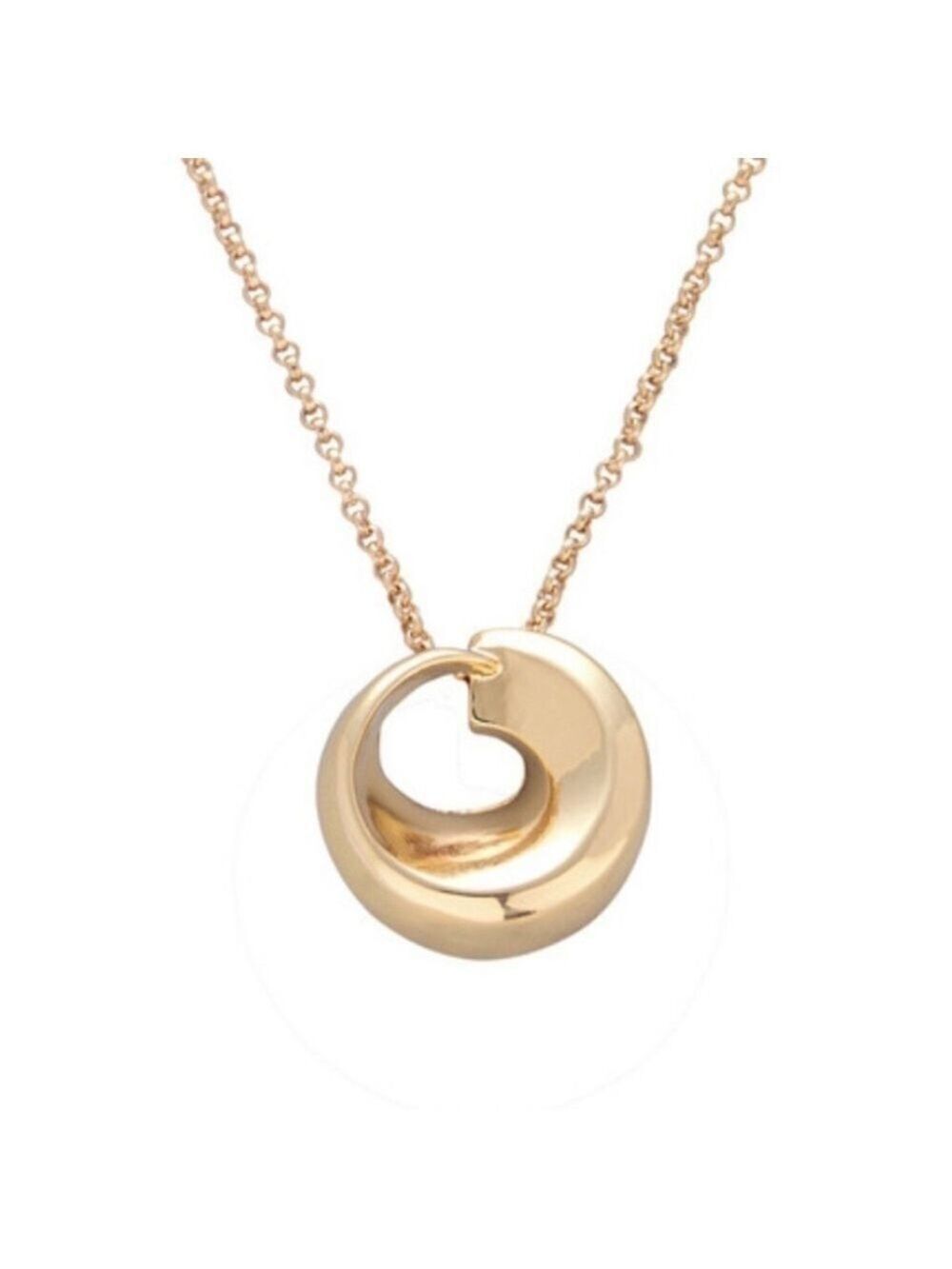 Heart necklace choker unique cutout design gold  chain adjusts boho minimalist